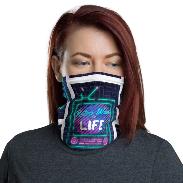 Retro life TV Neck Gaiter