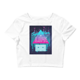 Synth Life Cassette Crop Tee