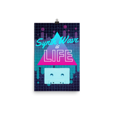 Synth Life Cassette Poster