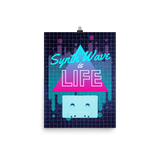 Synth Life Cassette Poster