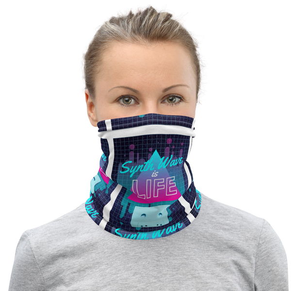 Synth Life Cassette Neck Gaiter