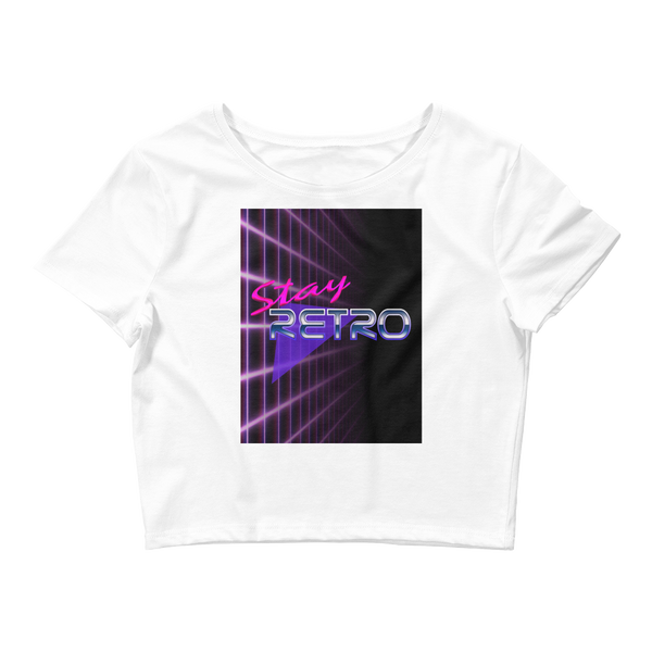 Stay Retro Crop Tee