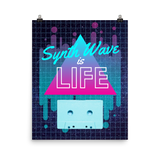 Synth Life Cassette Poster