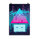 Synth Life Cassette Poster