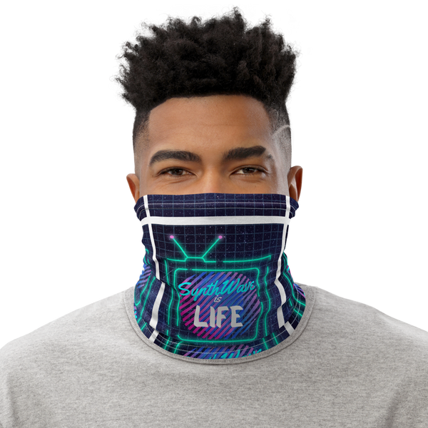 Synth Life TV Neck Gaiter