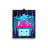 Synth Life Cassette Poster