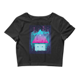 Synth Life Cassette Crop Tee