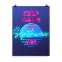 Synth On Poster